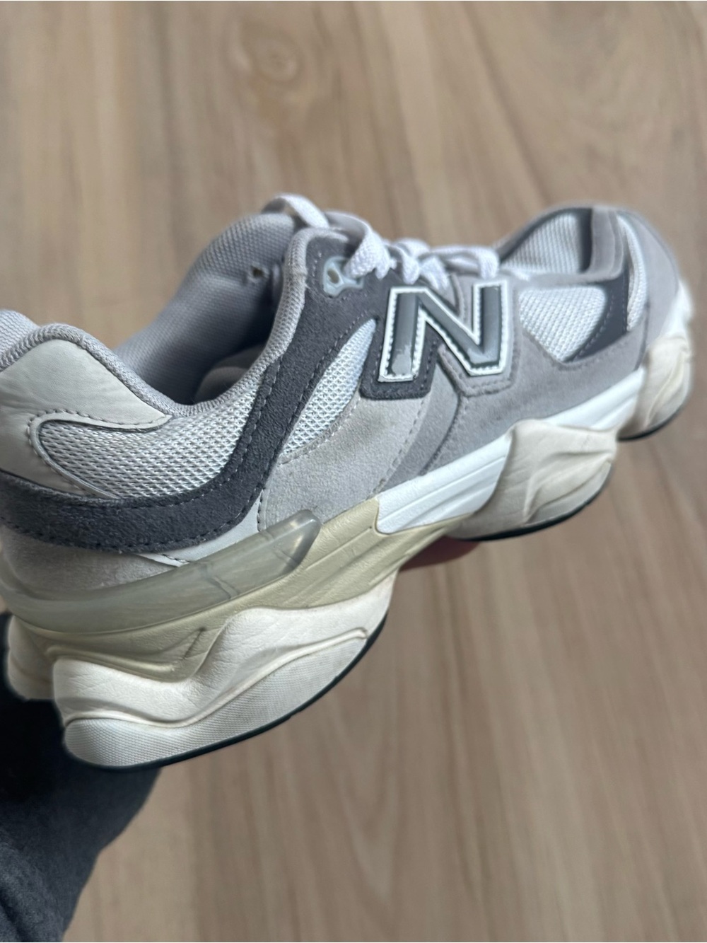 Women’s New Balance 9060 Rain Cloud Grey Sz 6 GC9060GY - Picture 4 of 6